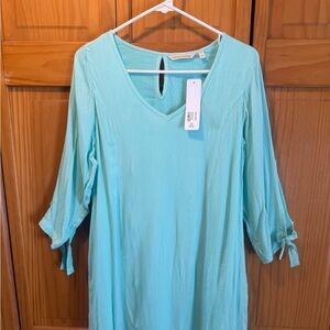 Soft Surroundings Light Blue Tunic Top